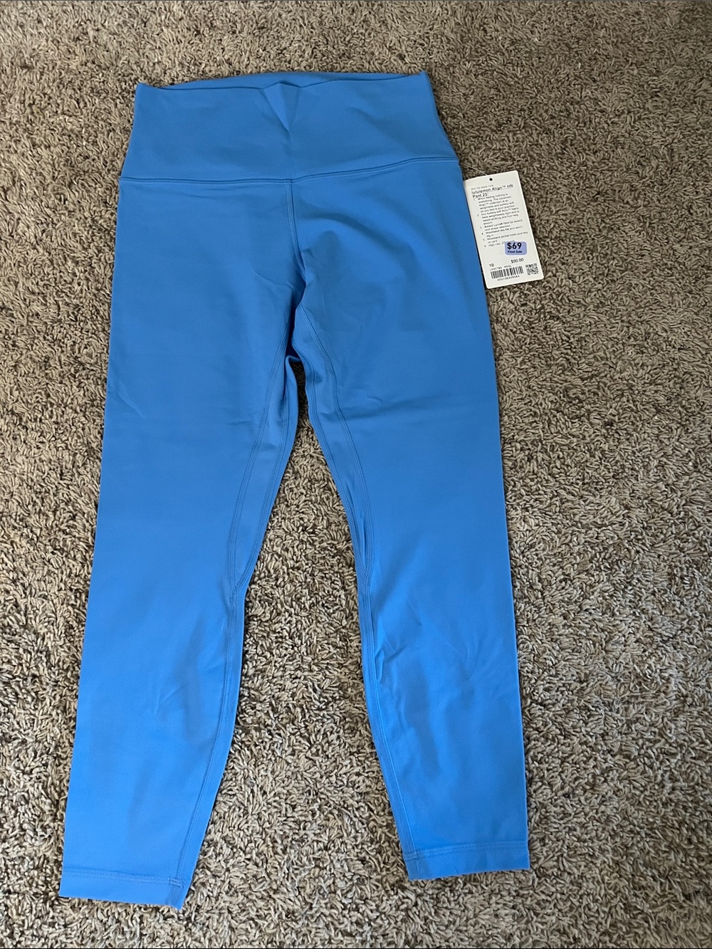 NEW Lululemon Align Women’s High-Waist Blue Active Leggings